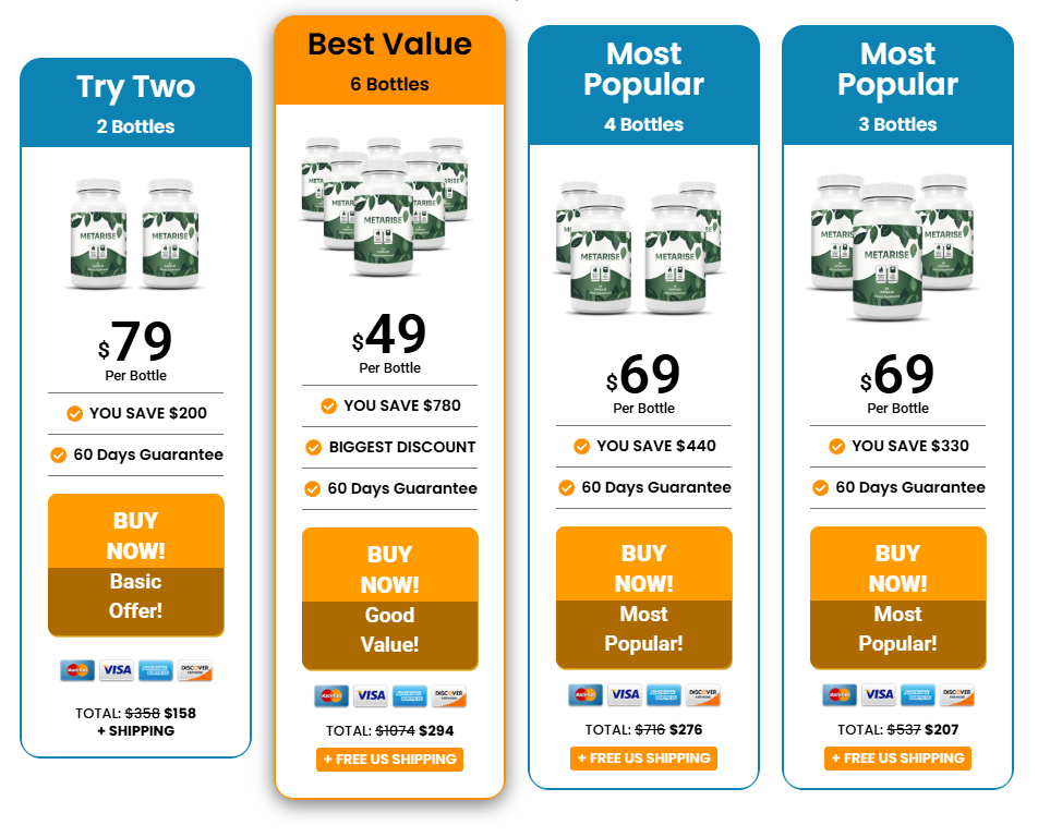 MetaRise Pricing Image